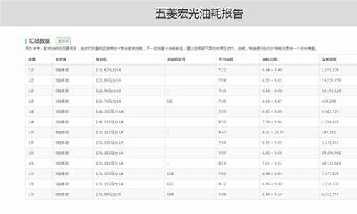 1.5排量五菱宏光v百公里油耗_五菱宏光